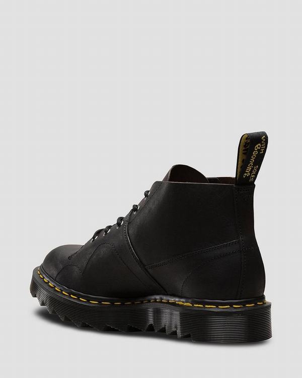 Dr Martens Dámské Kotníkové Boty Church Ripple Sole Černé, CZ-421805